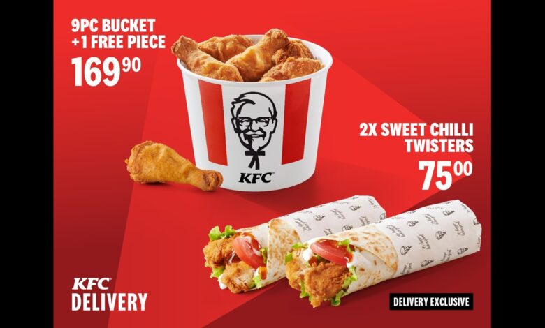 KFC Menu with Prices
